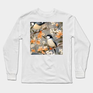 North American Birds - Mockingbird Long Sleeve T-Shirt